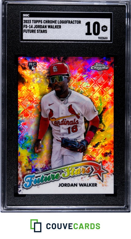 2023 Topps Chrome Logofractor Edition #FS-14 Jordan Walker Future Stars SGC 10