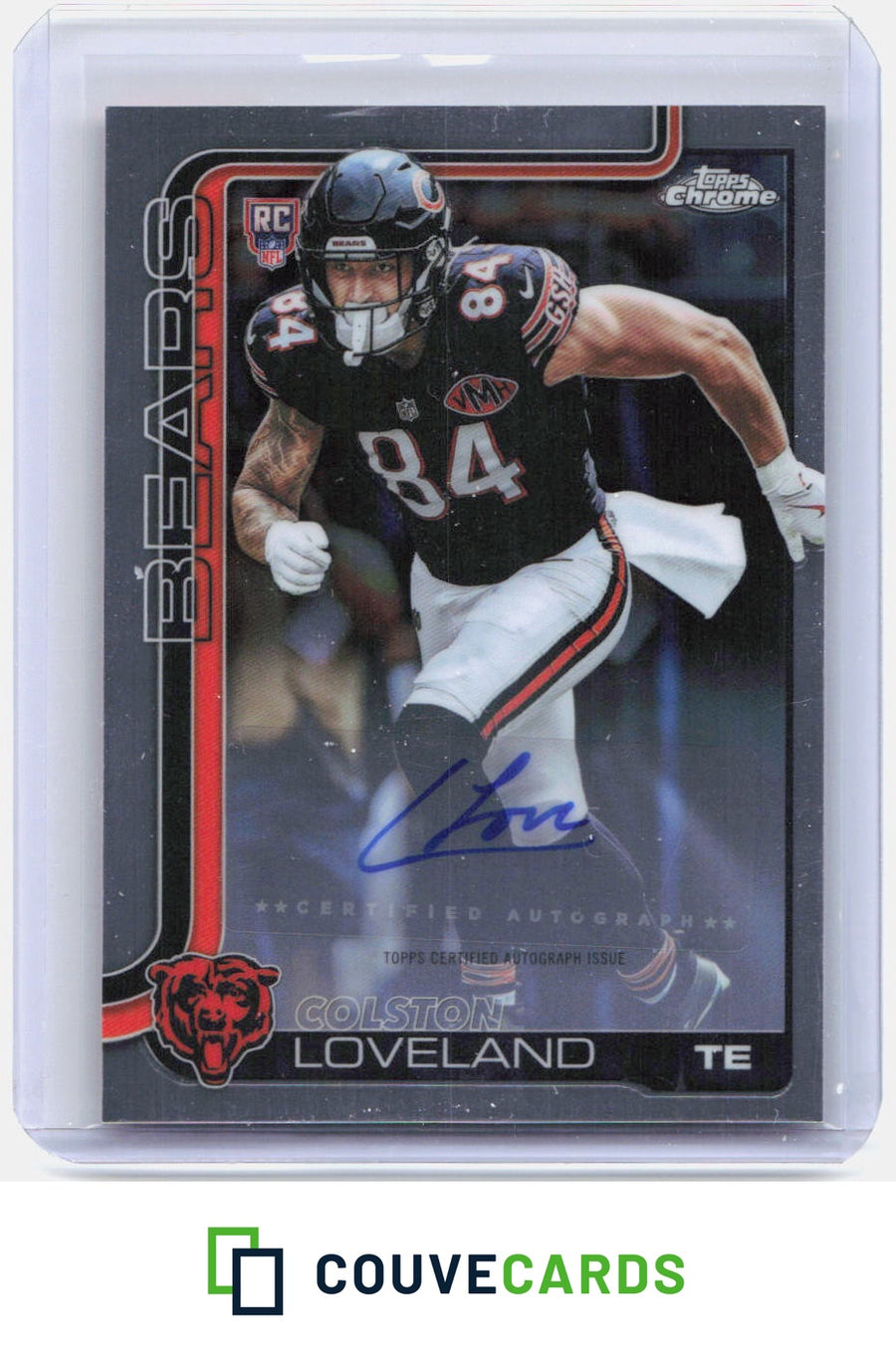 2025 Topps Chrome #RA-CL Colston Loveland Chrome Rookie Autographs Refractor
