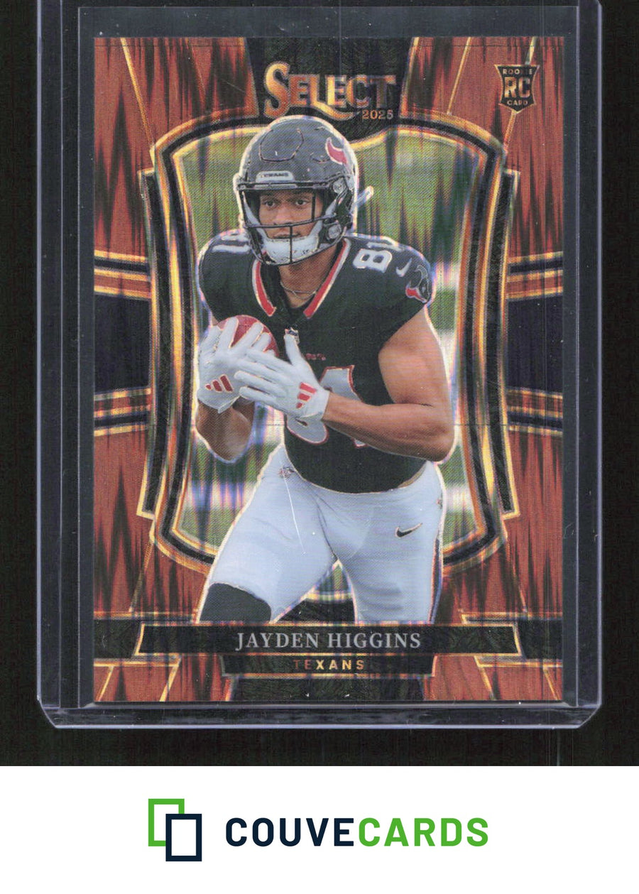 2025 Panini Select #136 Jayden Higgins Copper Prizm Shock #/899