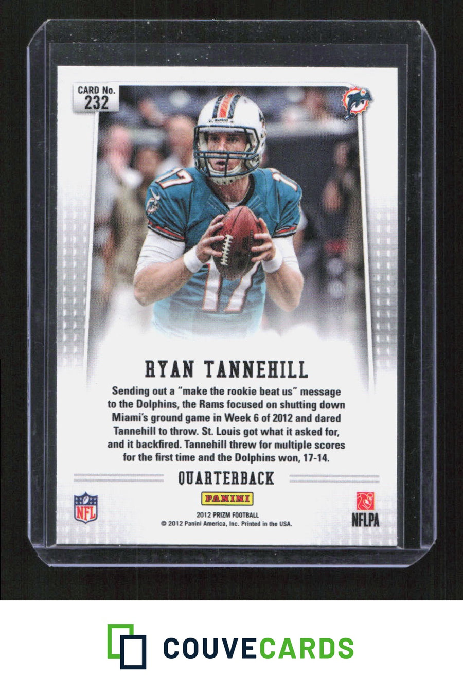 2012 Panini Prizm #232 Ryan Tannehill
