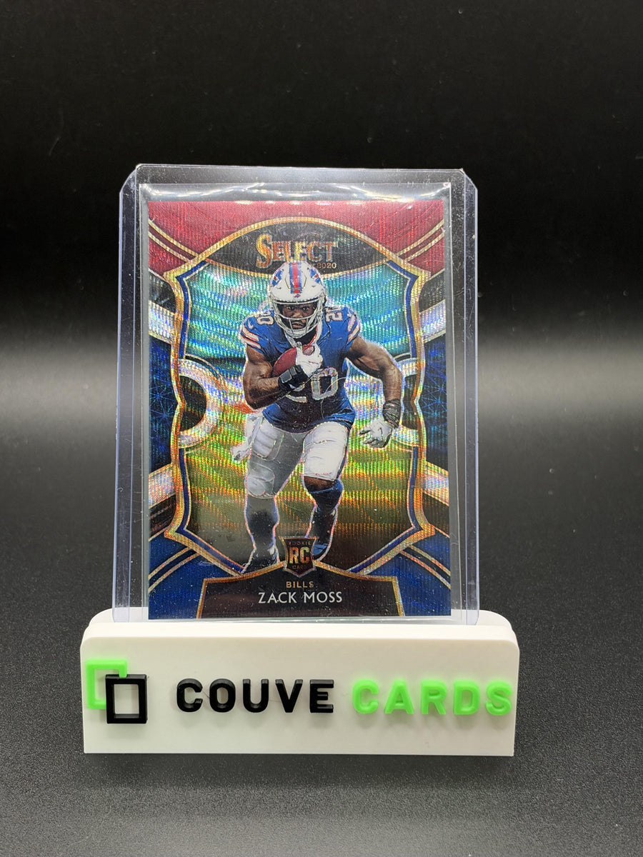 2020 Panini Select #69 Zack Moss Tri-Color Prizm #/199