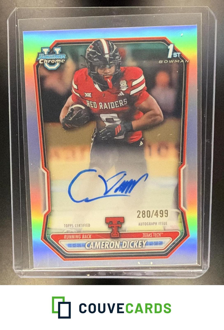 Cameron Dickey 2026 Bowman #BCP-163 Chrome Prospects Refractor