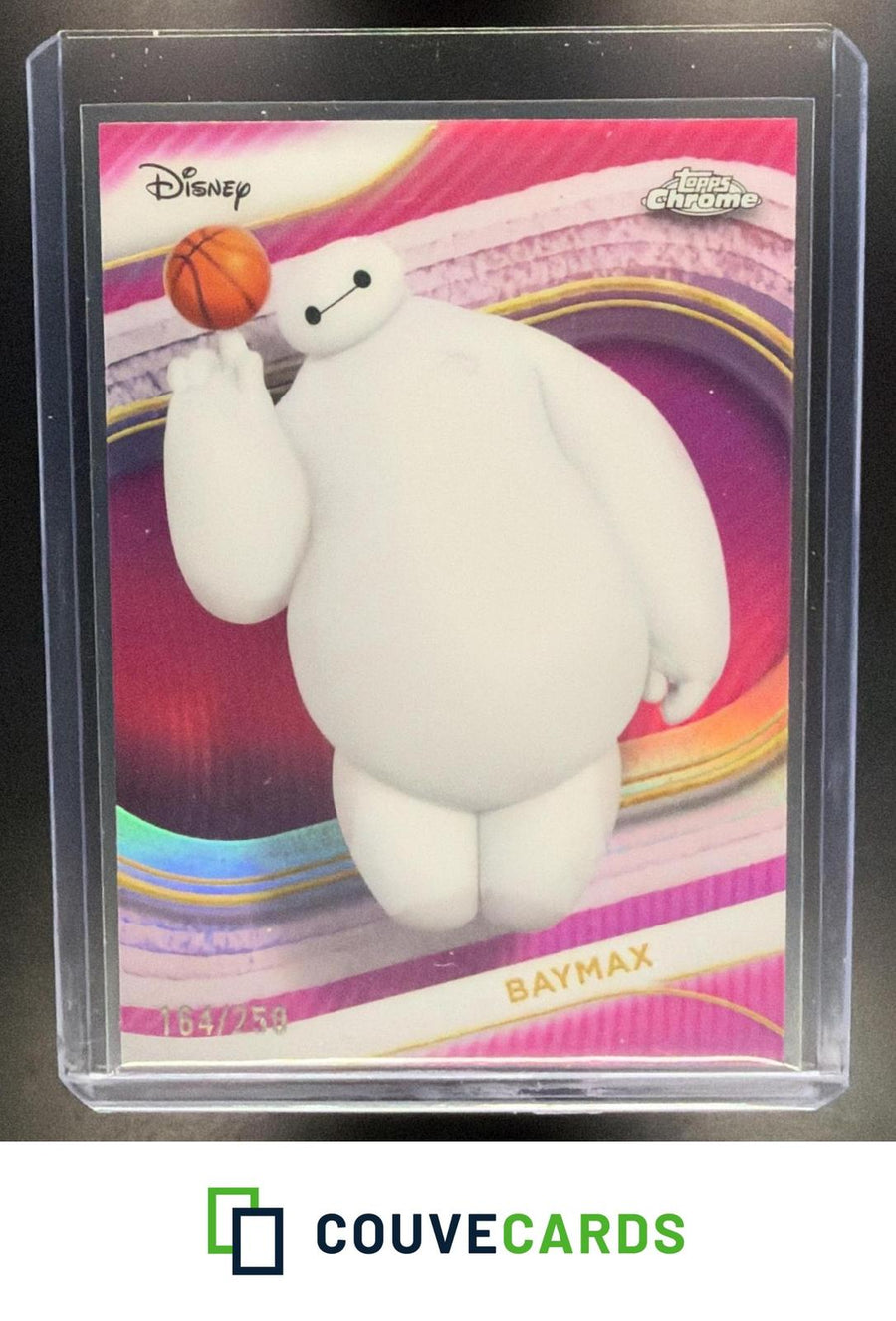 2025 Topps Chrome Disney #8 Baymax Pink #/250