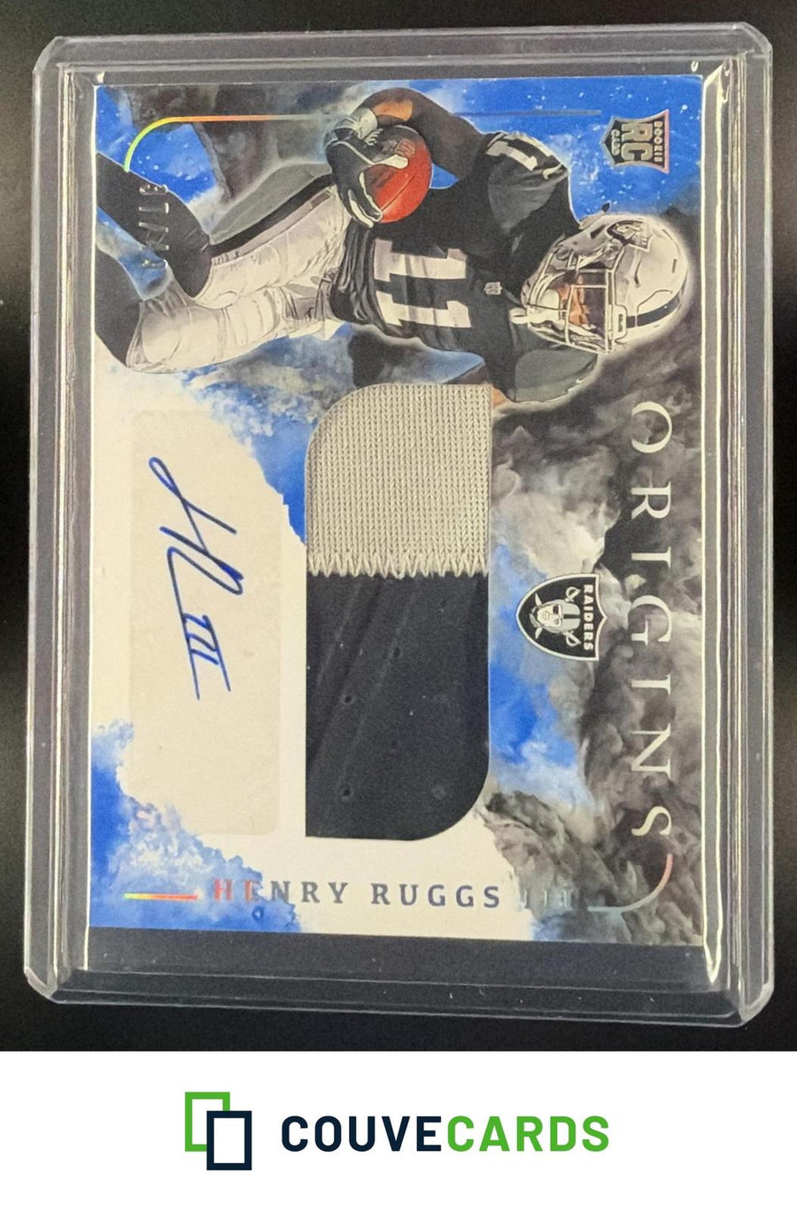 Henry Ruggs III 2020 Panini Origins #107 Blue RC AU