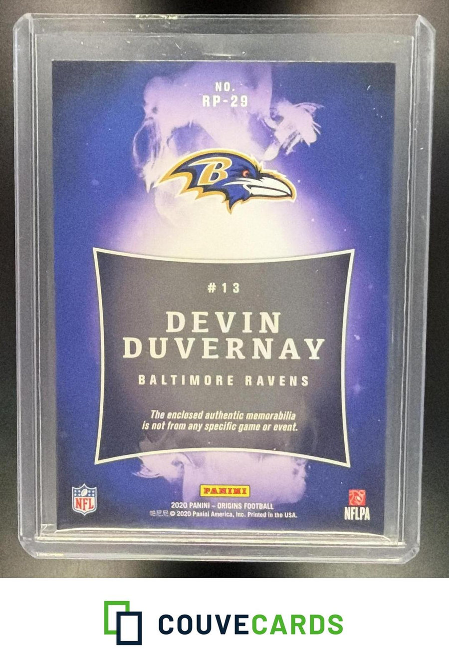 Devin Duvernay 2020 Panini Origins #RP-29 Rookie Patches