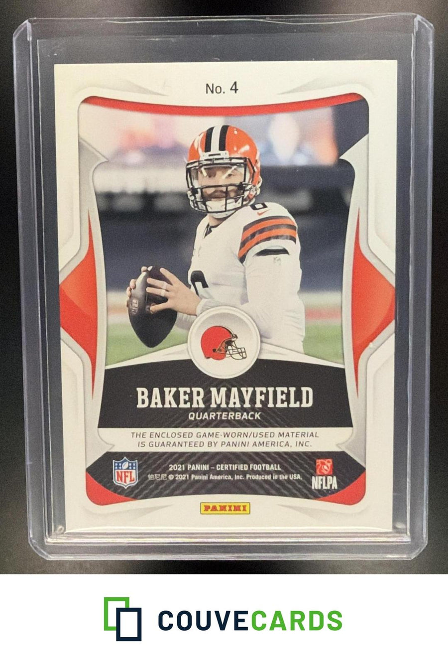 Baker Mayfield 2021 Panini Certified #4 Certified Gamers Mirror