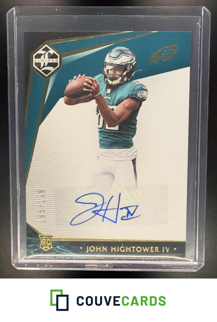 John Hightower IV 2020 Panini Limited #219 Silver Spotlight RC AU