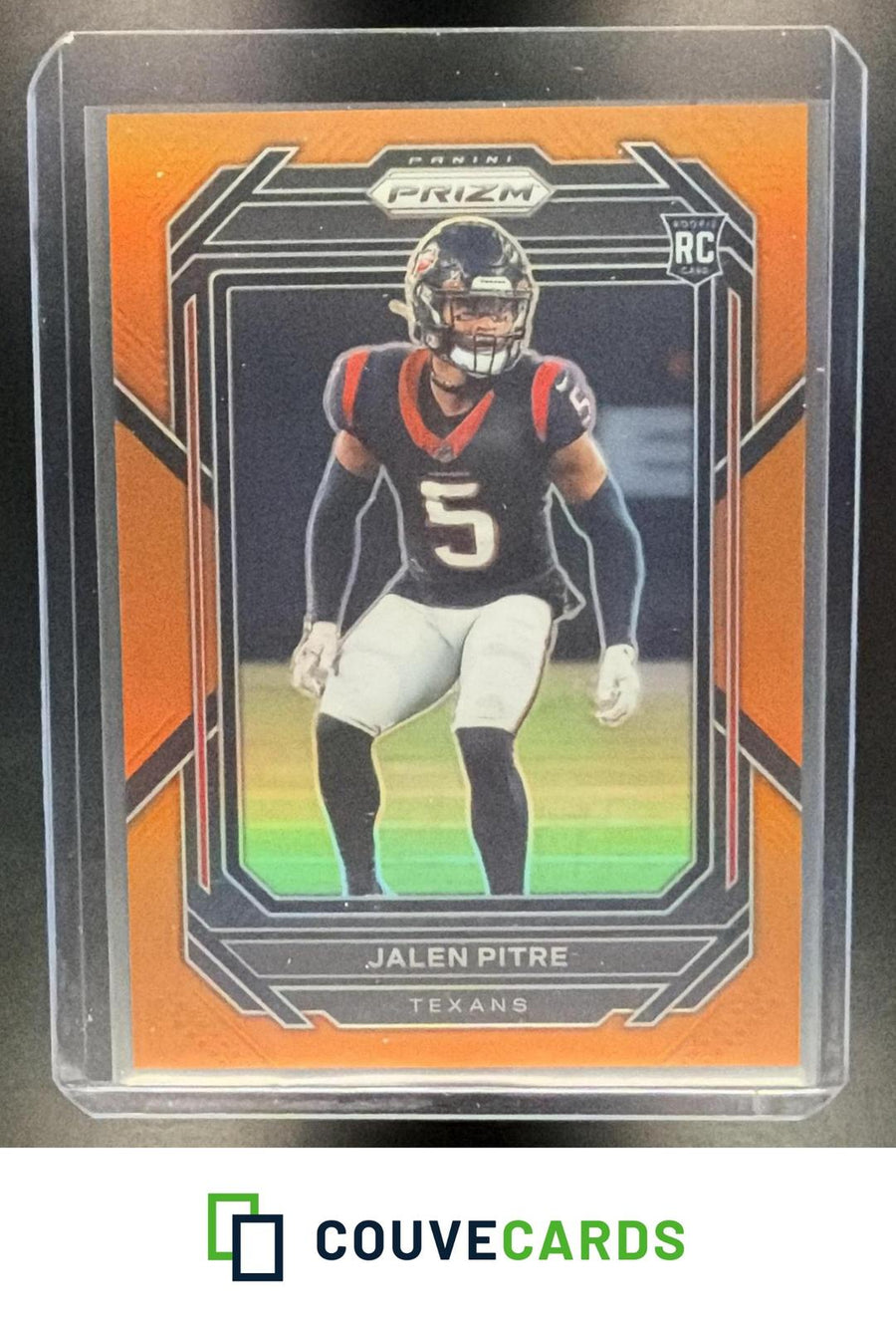 Jalen Pitre 2022 Panini Prizm #383 Orange RC