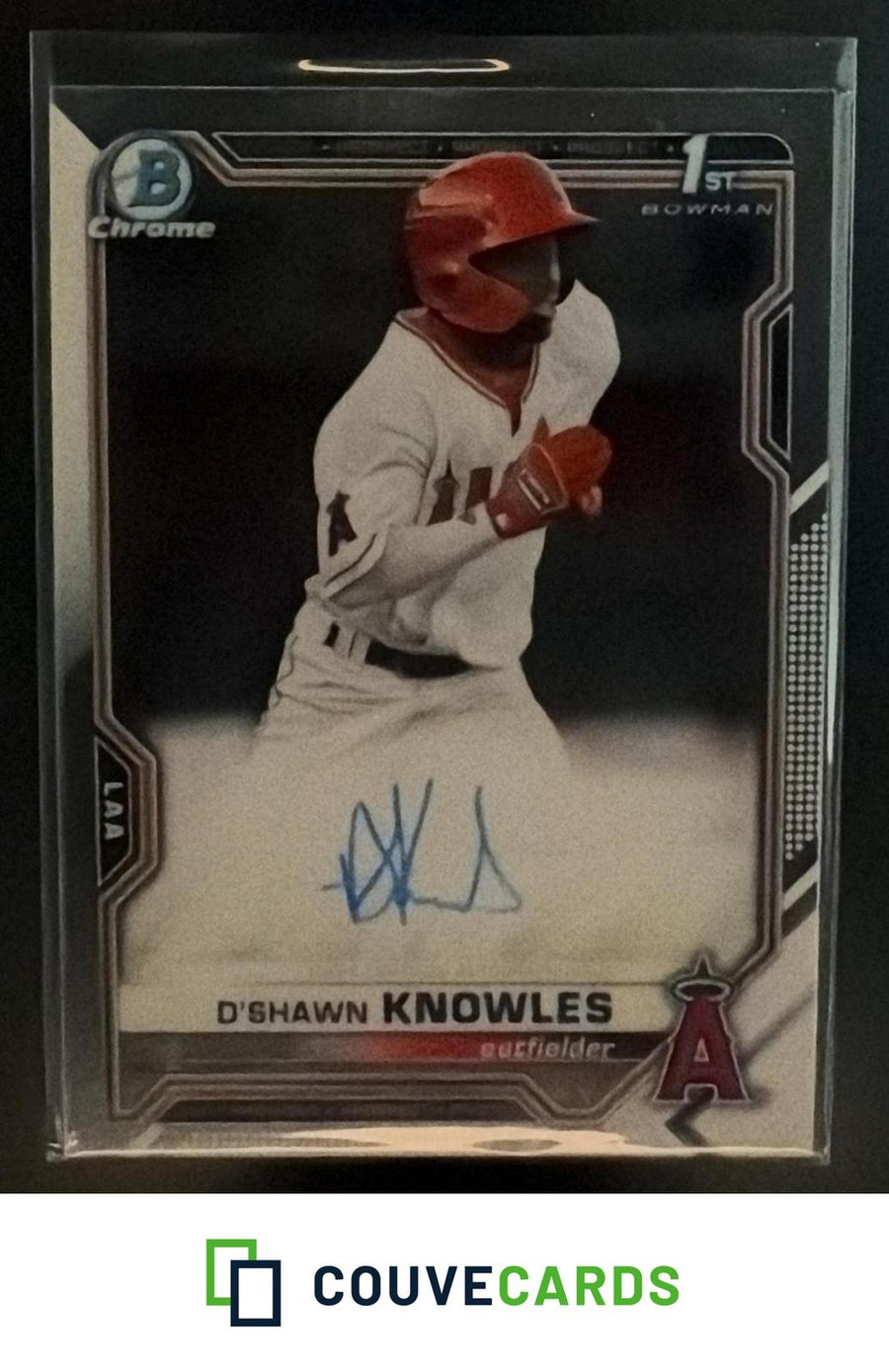 D'Shawn Knowles 2021 Bowman #CPA-DK Chrome Prospect Autographs AU