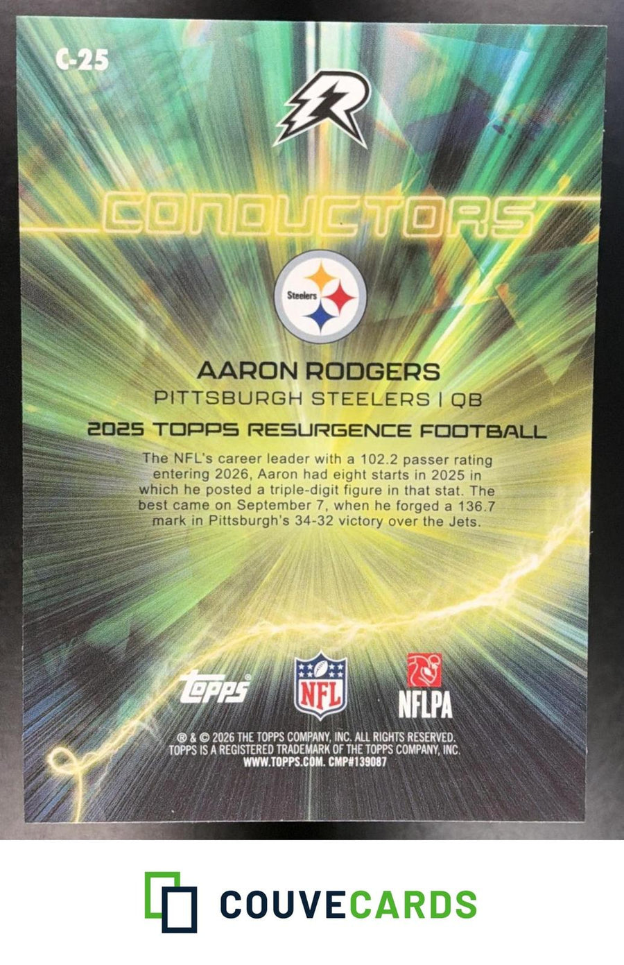 Aaron Rodgers 2025 Topps Resurgence #C-25 Conductors
