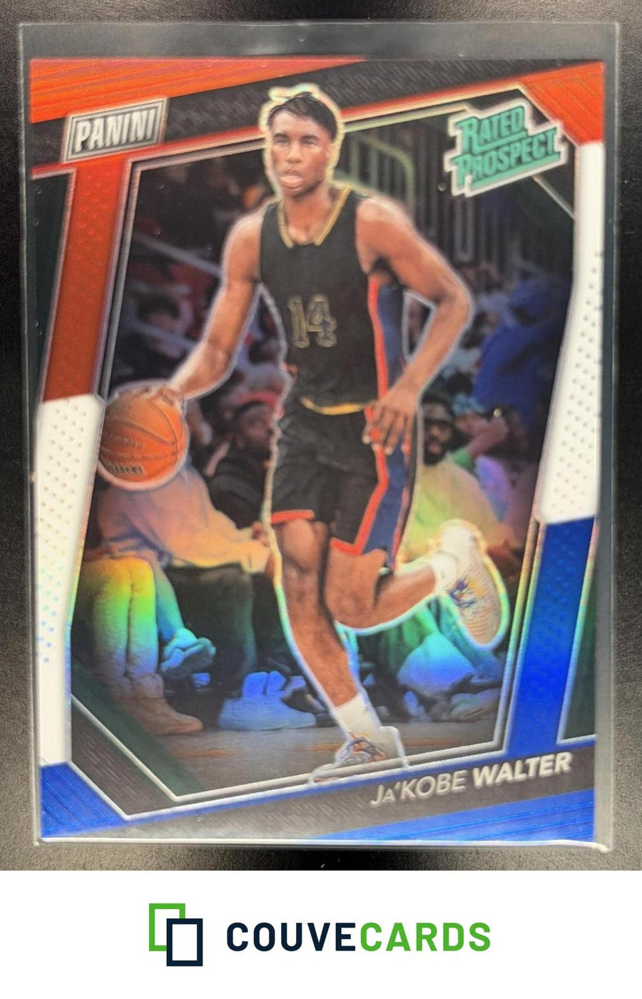Ja'Kobe Walter 2023 Panini The National #JW Red White Blue /15 AU