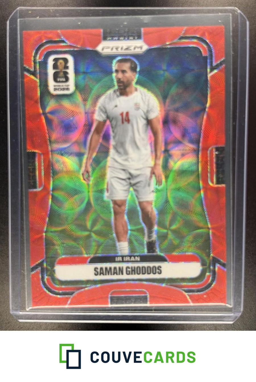 Saman Ghoddos 2026 Panini Prizm FIFA World Cup #243 Choice Red Prizm