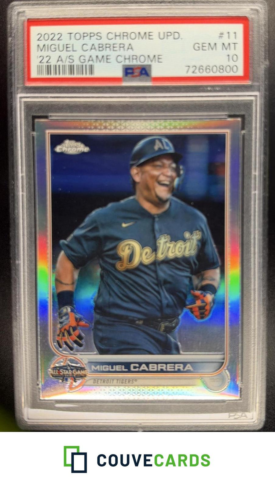 Miguel Cabrera 2022 Topps Update #ASG-11 2022 MLB All-Star Game PSA 10