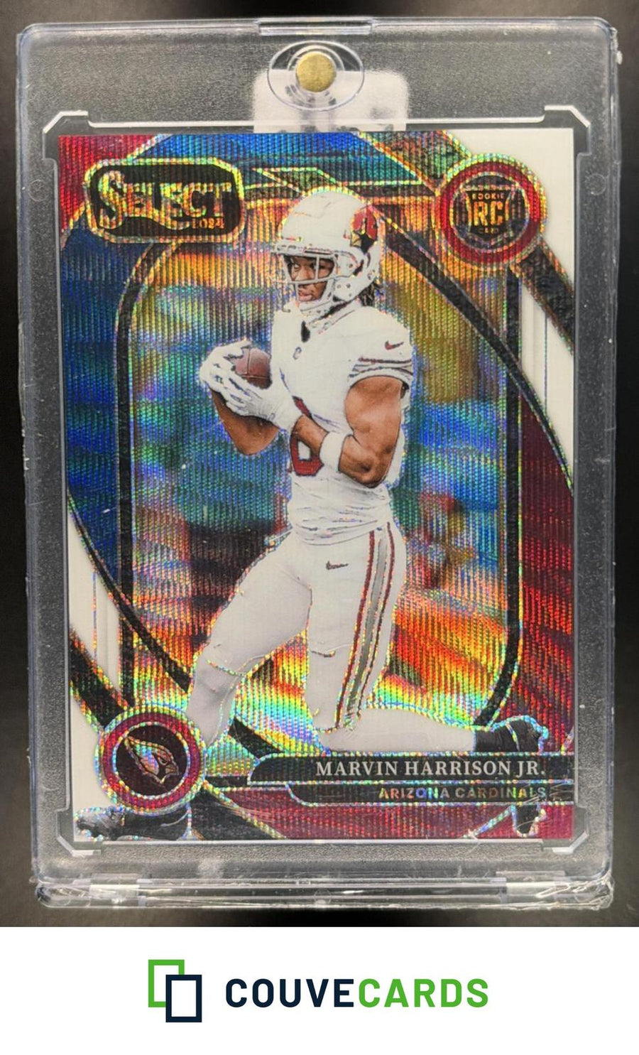 Marvin Harrison Jr. 2024 Panini Select #219 Tri-Color Prizm RC