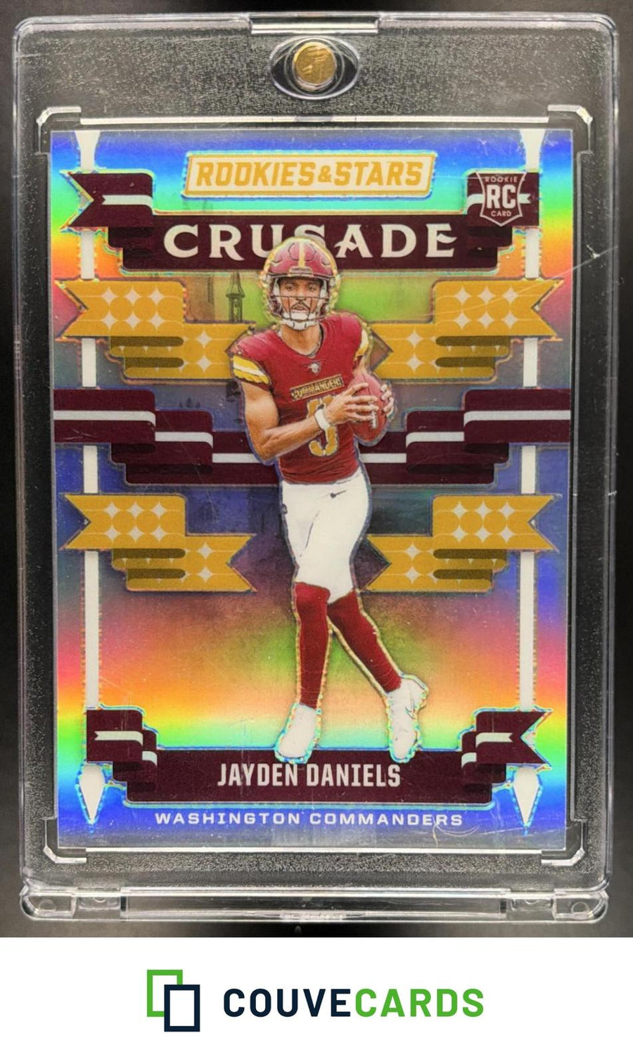 Jayden Daniels 2024 Panini Rookies & Stars #C-JDS Crusade Silver