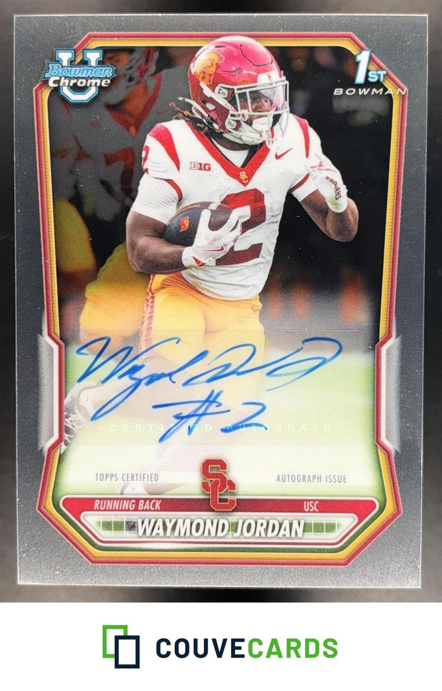 2026 Bowman #BCPA-WJ Waymond Jordan Chrome Prospect Autographs