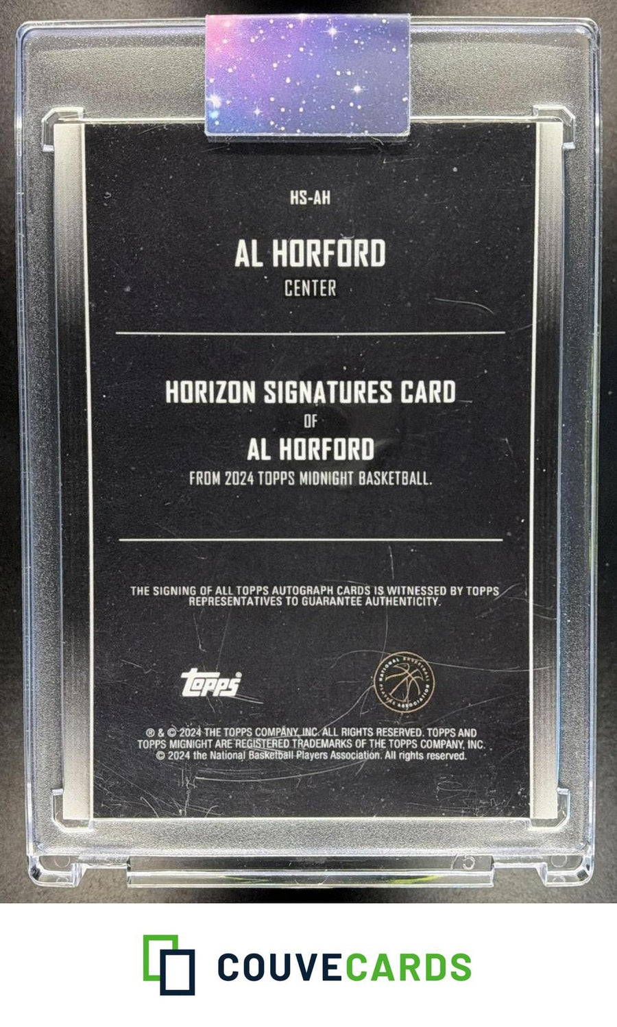 Al Horford 2023-24 Topps Midnight #HS-AH Horizon Signatures Twilight AU