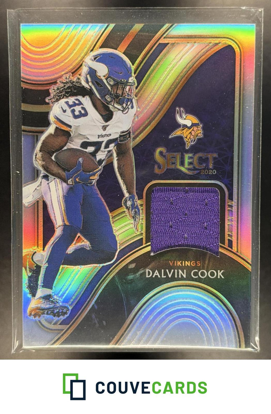 Dalvin Cook 2020 Panini Select #SS-DCO Select Swatches Prizm #/99
