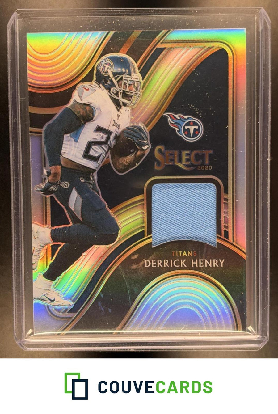 Derrick Henry 2020 Panini Select #SS-DHE Select Swatches Prizm #/99