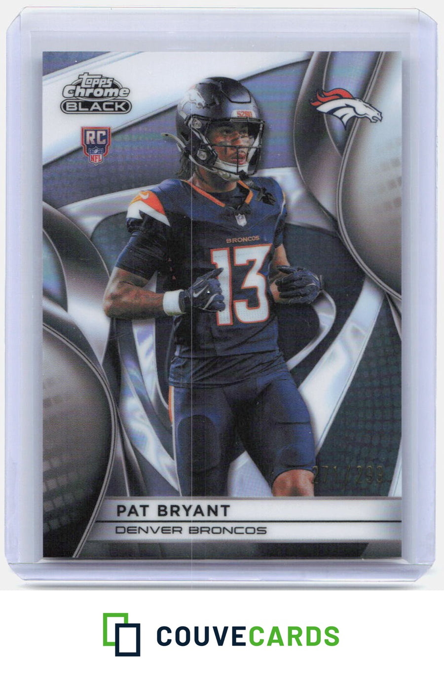 Pat Bryant 2025 Topps Chrome Black #116 RC