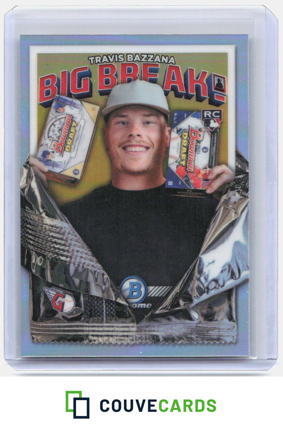 Travis Bazzana 2026 Bowman Chrome #BB-21 Big Break!