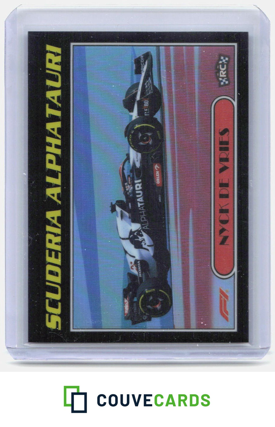 Nyck De Vries 2023 Topps Chrome Formula 1 #AU77-NDV Autos of 1977