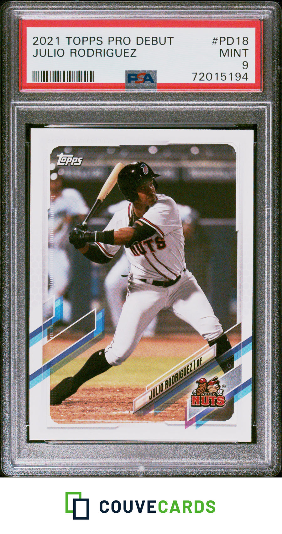 2021 Topps Pro Debut #PD-18 Julio Rodriguez PSA 9