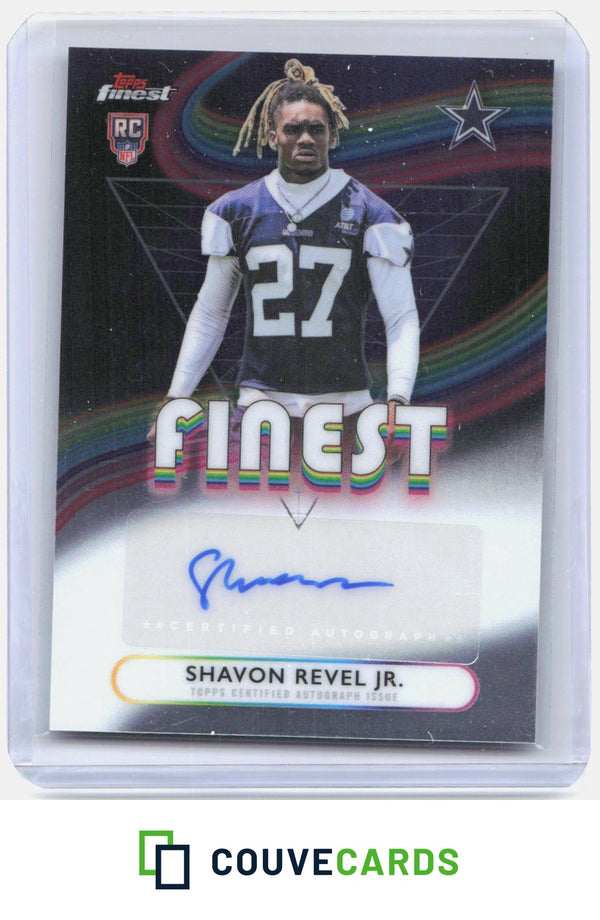 2025 Finest #RFA-SRJ Shavon Revel Jr. Rookie Finest Autographs