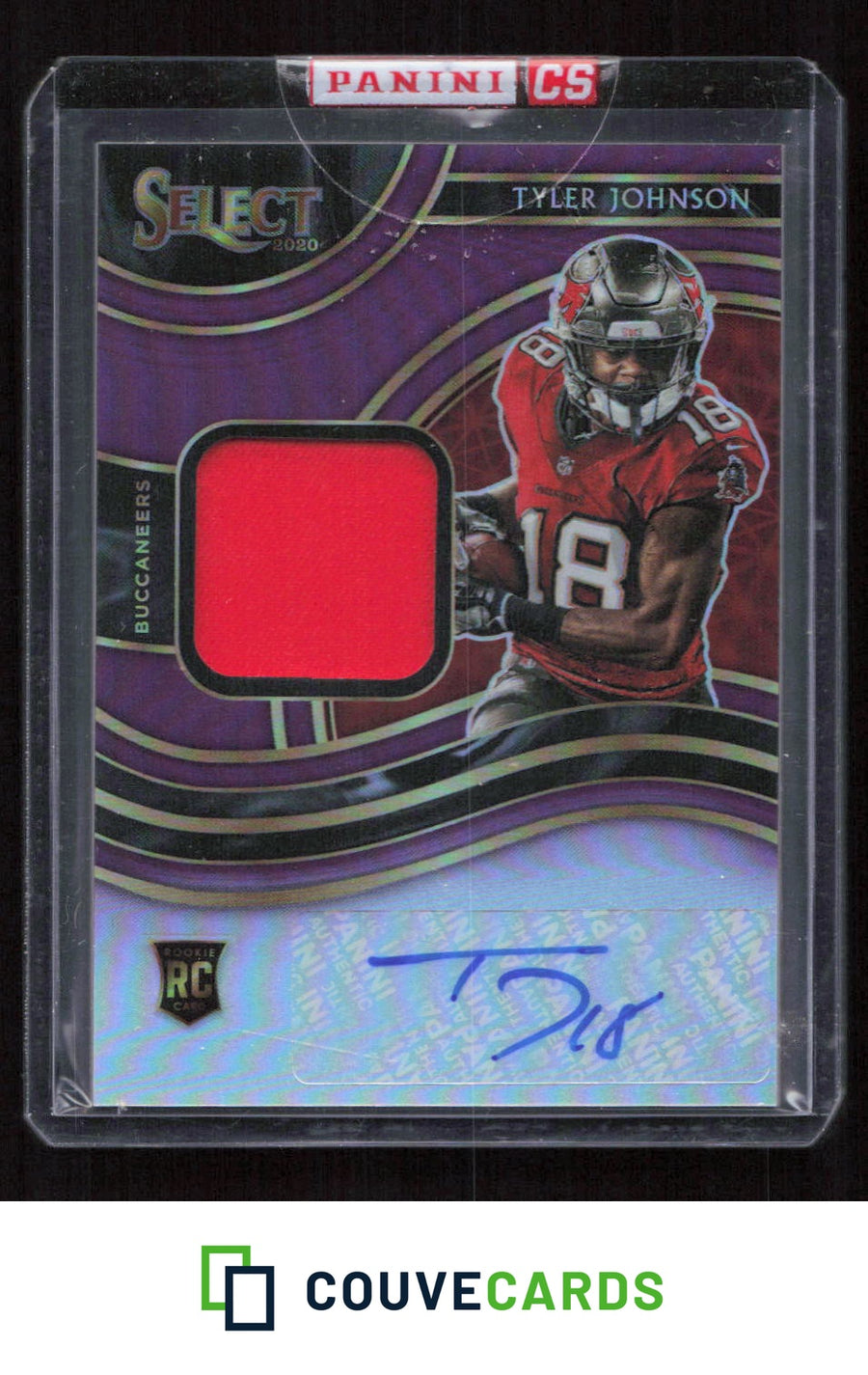 2020 Panini Select #RSM-TJO Tyler Johnson Rookie Signature Purple Prizm #/49