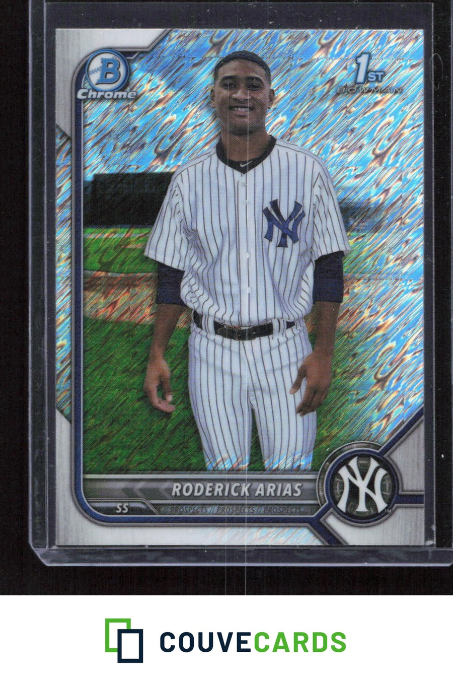 2022 Bowman Chrome #BCP-153 Roderick Arias Prospects Shimmer Refractor