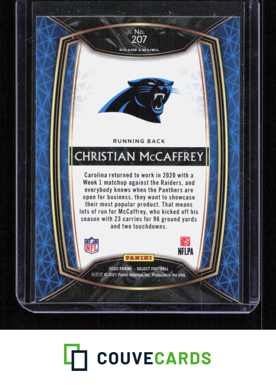 2020 Panini Select #207 Christian McCaffrey