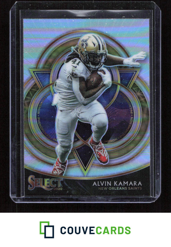 2020 Panini Select #P9 Alvin Kamara Phenomenon Prizm