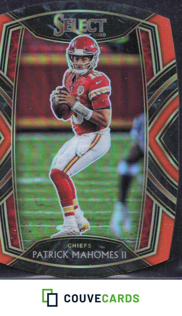 2020 Panini Select #202 Patrick Mahomes II Orange Prizm Die Cut