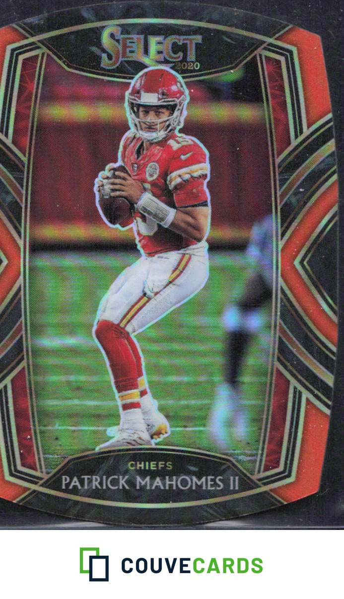2020 Panini Select #202 Patrick Mahomes II Orange Prizm Die Cut