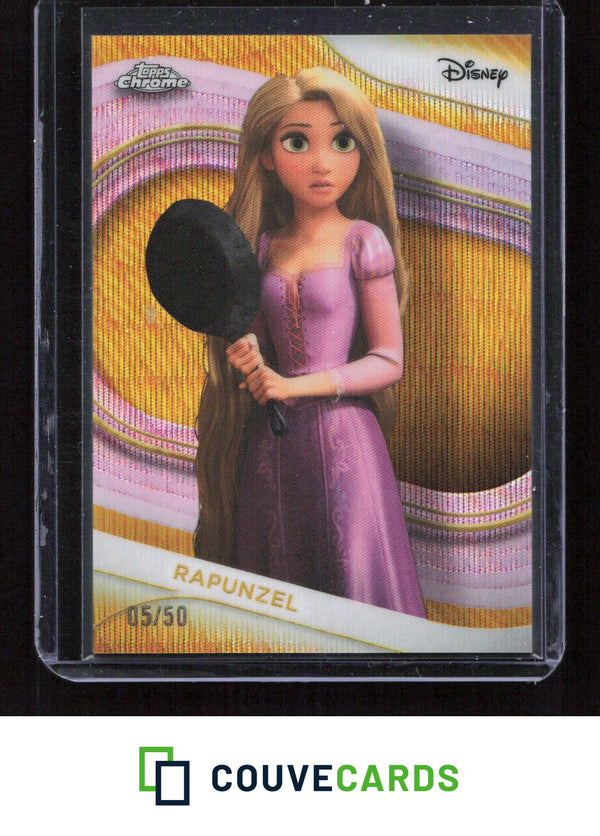 2025 Topps Chrome Disney #116 Rapunzel Gold #/50