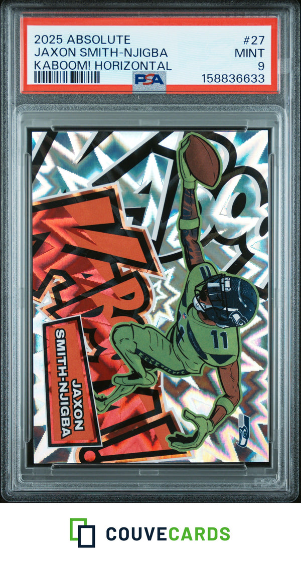 2025 Panini Absolute Kaboom! Horizontal #27 Jaxon Smith-Njigba PSA 9