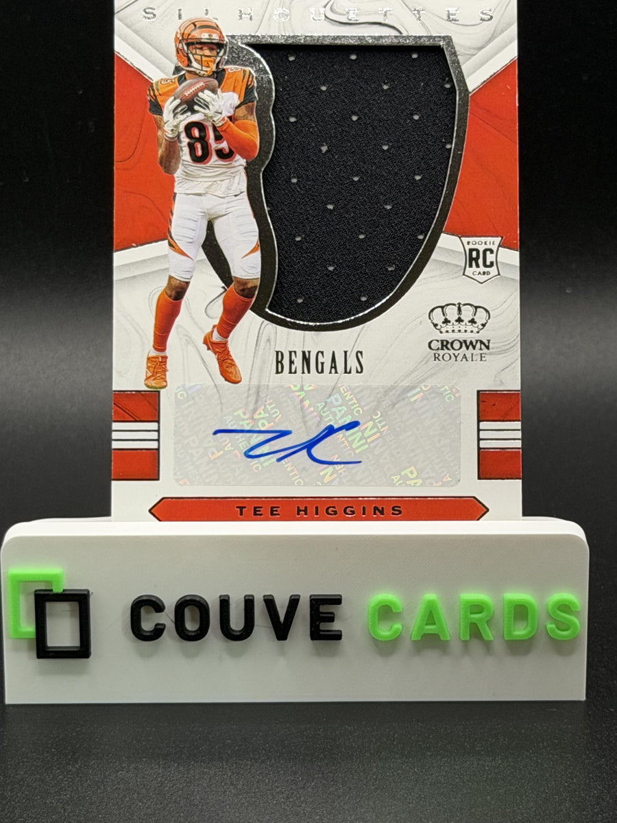 2020 Panini Chronicles Crown Royale Silhouette Autographs Tee Higgins CSA-TH /99