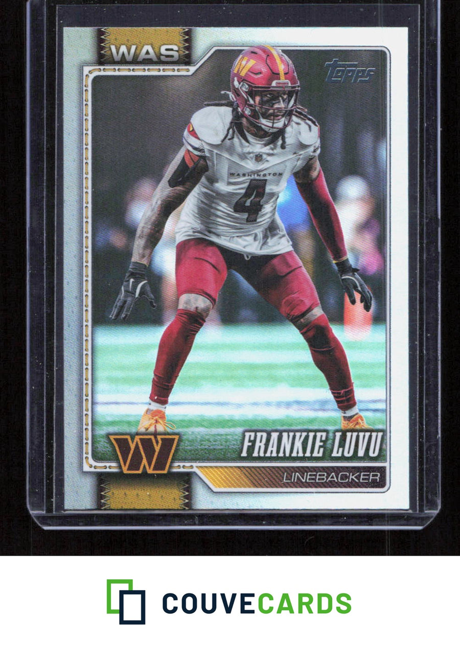 2026 Topps Flagship #259 Frankie Luvu Rainbow Foil
