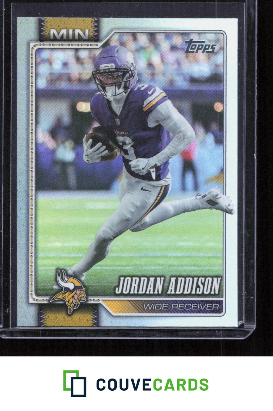 2026 Topps Flagship #132 Jordan Addison Rainbow Foil
