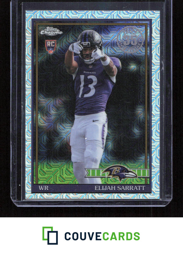 2026 Topps Flagship #91TR-29 Elijah Sarratt 1991 Topps Rookies Mojo Refractor