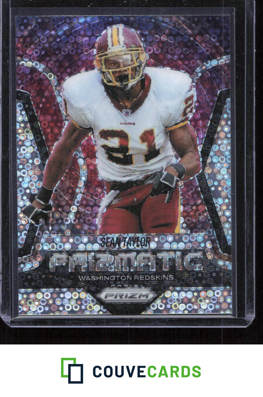 2025 Panini Prizm #11 Sean Taylor Prizmatic No Huddle