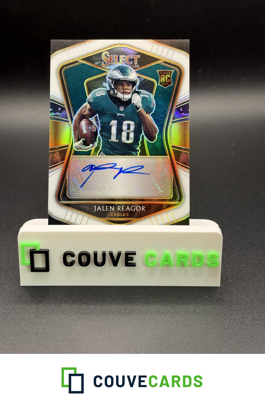 2020 Panini Select #RS-JRE Jalen Reagor Rookie Signatures White Prizm #/35