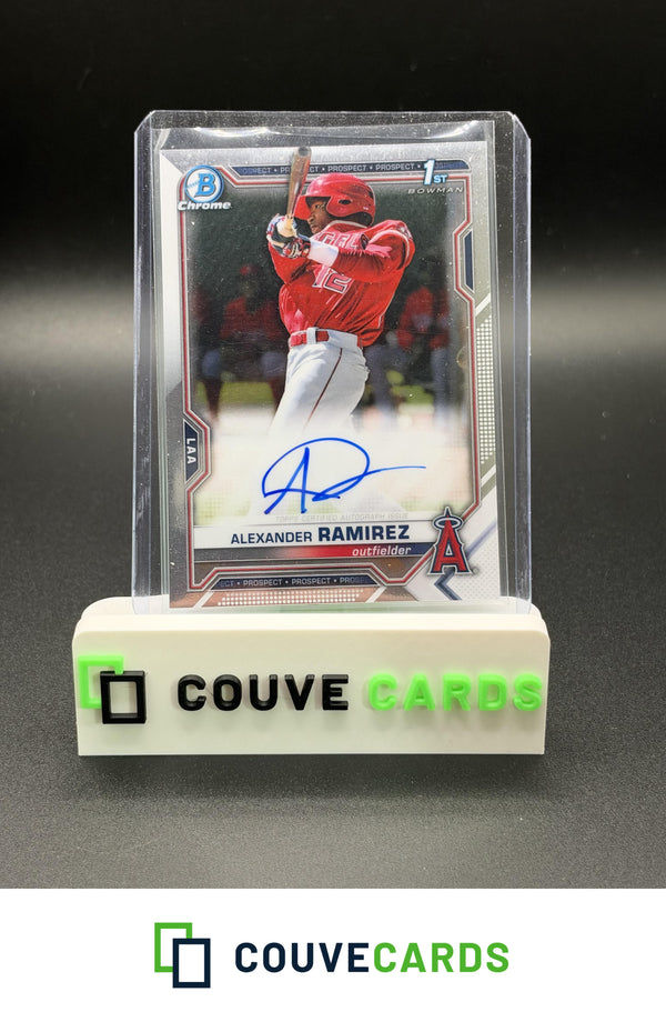 2021 Bowman #CPA-ARA Alexander Ramirez Chrome Prospect Autographs