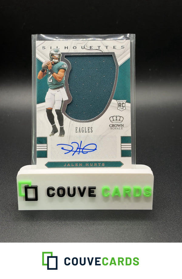 2020 Panini Chronicles #CSA-JAH Jalen Hurts Crown Silhouette Autographs #/99