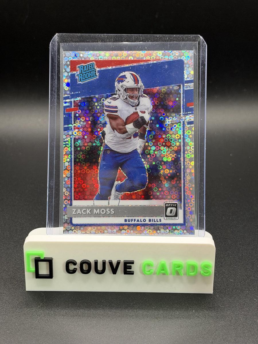 2020 Donruss Optic #180 Zack Moss Silver Circles #/125