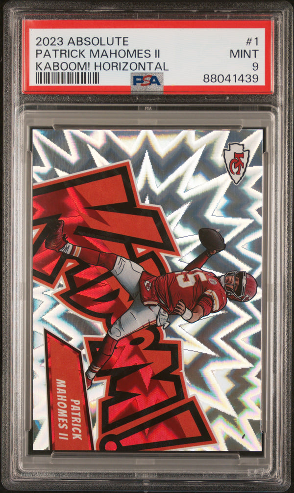 2023 Panini Absolute Kaboom! Horizontal #1 Patrick Mahomes Ii PSA 9