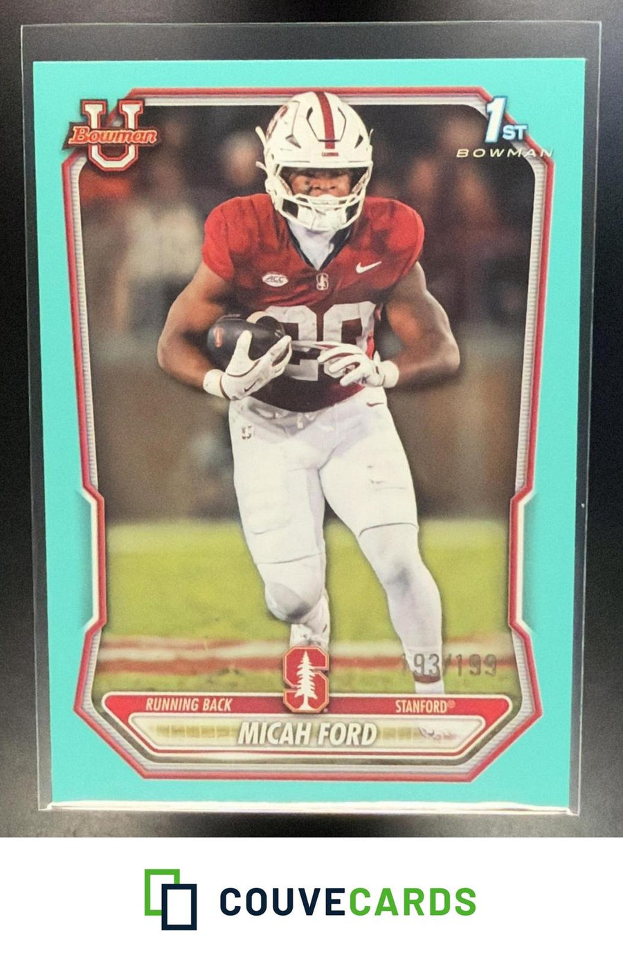 Micah Ford 2026 Bowman #BPP-145 Prospects Aqua