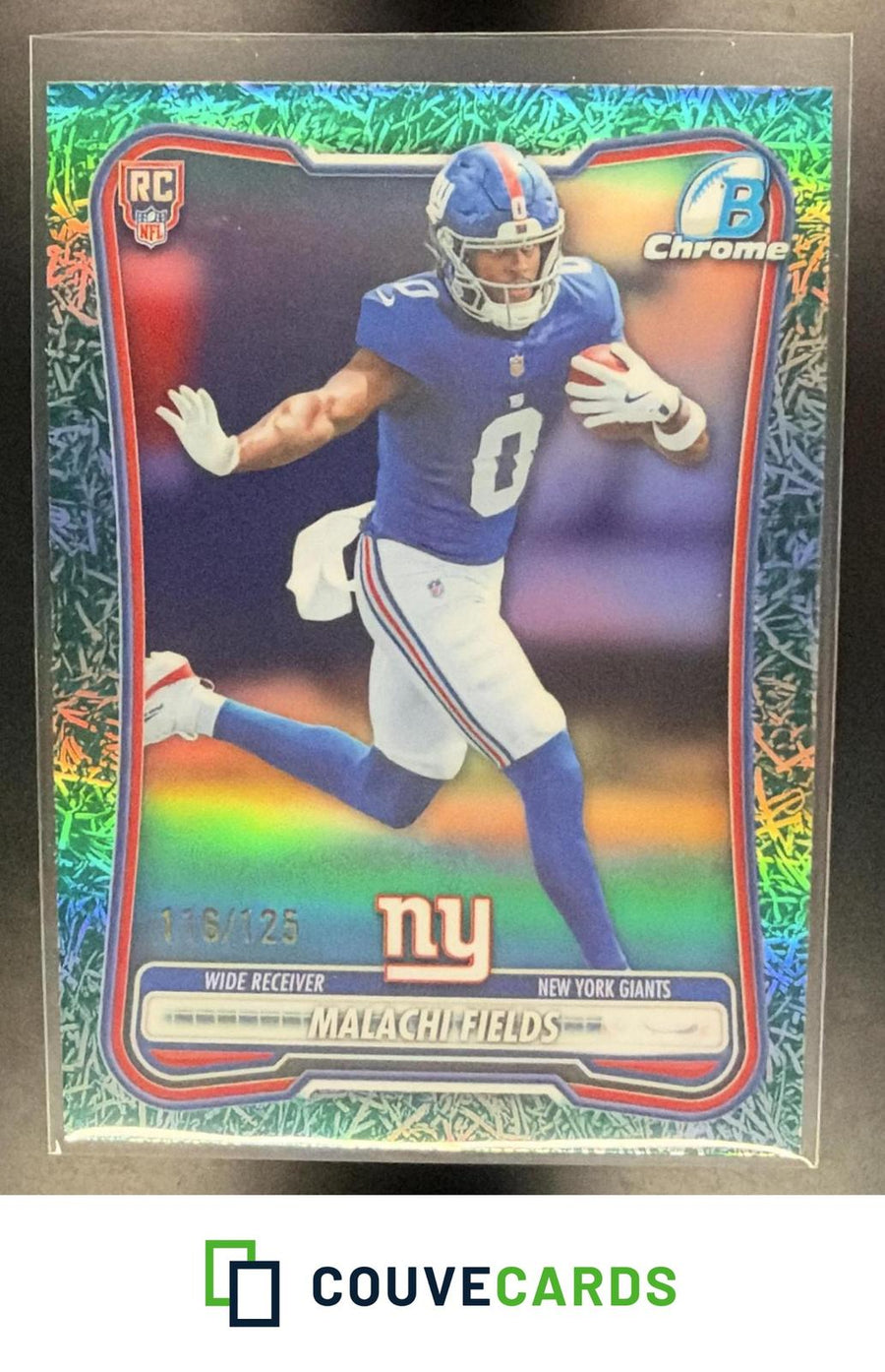 Malachi Fields 2026 Bowman #BCV-129 Gridiron Refractor /125