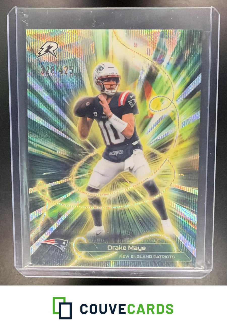 Drake Maye 2025 Topps Resurgence #C-24 Conductors Surge Refractor