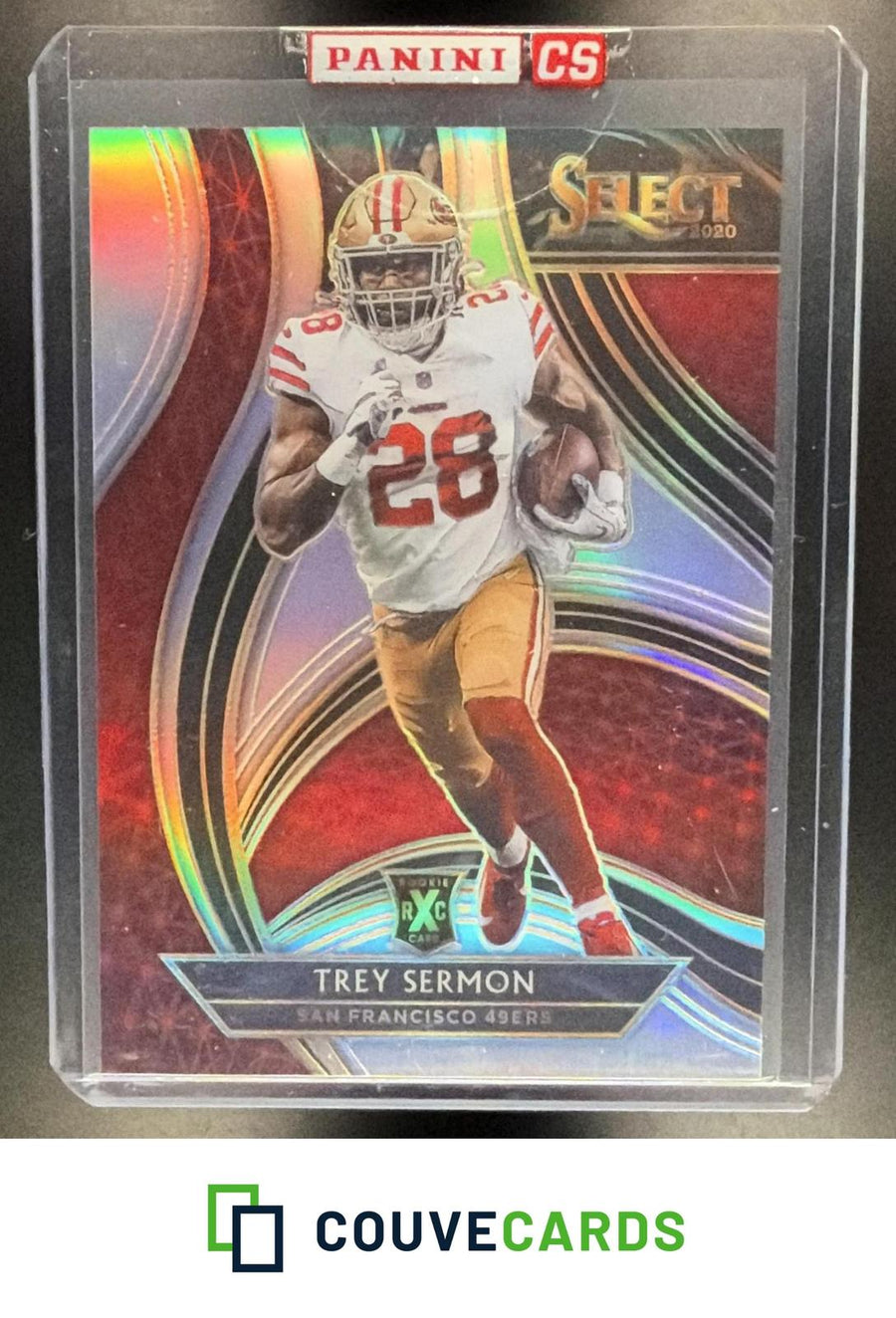 Trey Sermon 2020 Panini Select #409 XRC Prizm
